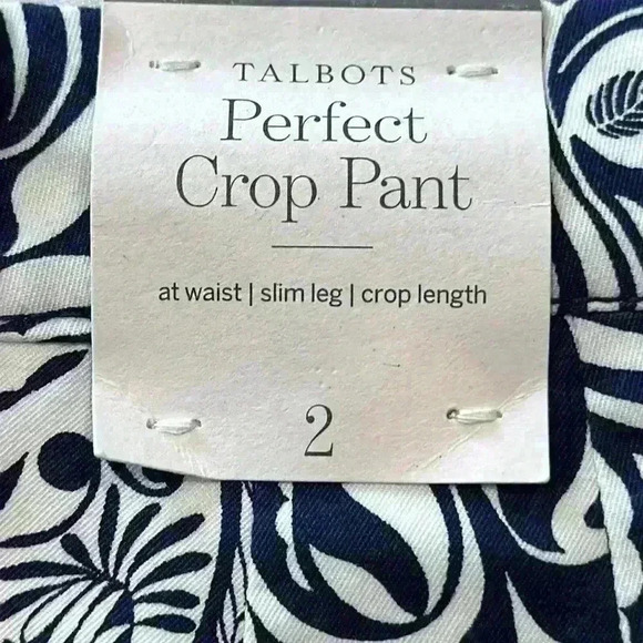 Talbots Perfect Crop Pant - Picture 4 of 13